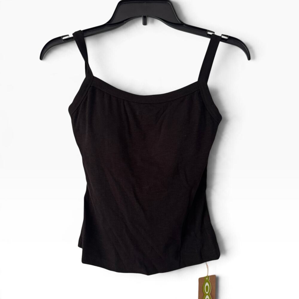 NWT OGL Plantive Everyday Cotton Low Back Built-In Bra Tank 2.0 Size Small